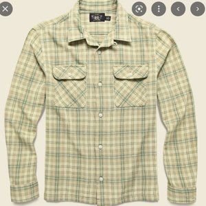 RRL Plaid Twill Camp Shirt